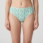 Women's Mint Green Regular Fit Printed Panty, Light Green, small