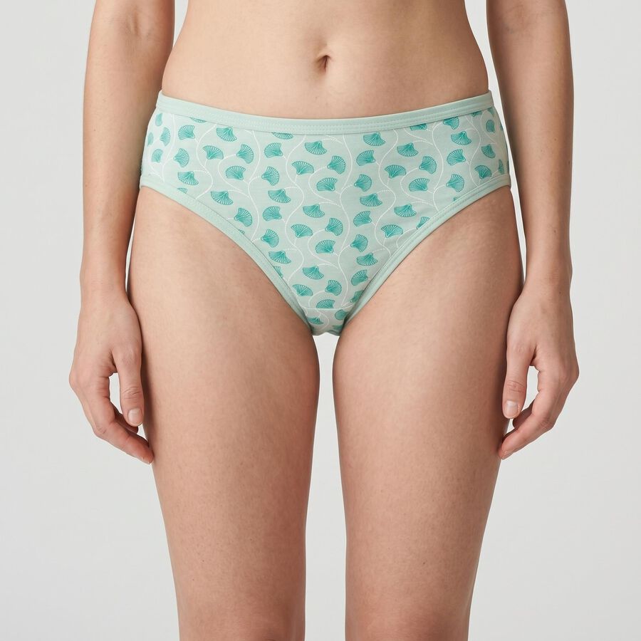Women's Mint Green Regular Fit Printed Panty, Light Green, large
