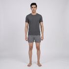 Men's Navy Blue Regular Fit Solid Boxers, Navy Blue, small