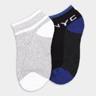 Boys' Socks (Pack of 2), Melange Light Grey, small image number null