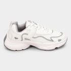 Ladies' Lace-Up Shoes, White, small image number null