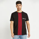 Cotton Cut & Sew Round Neck T-Shirt, Black, small image number null
