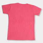 Girls' T-Shirt, गुलाबी, small