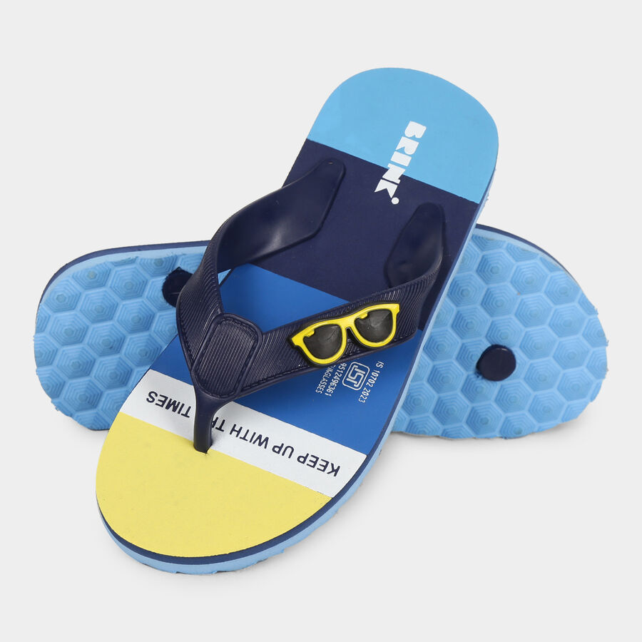 Kids' Slippers, नेवी ब्लू, large image number null