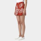 Women's Rust Regular Fit Casual Shorts, रस्ट, small