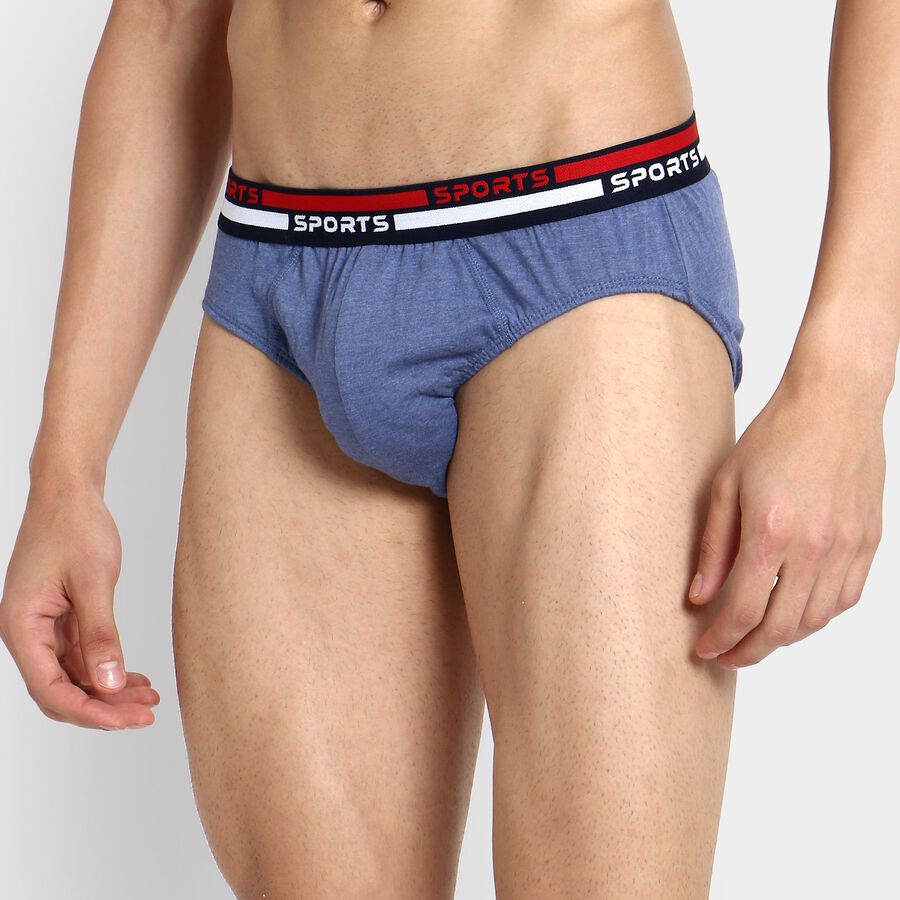 Men's Briefs, गहरा नीला, large image number null