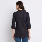 Ladies' Kurta, नेवी ब्लू, small image number null