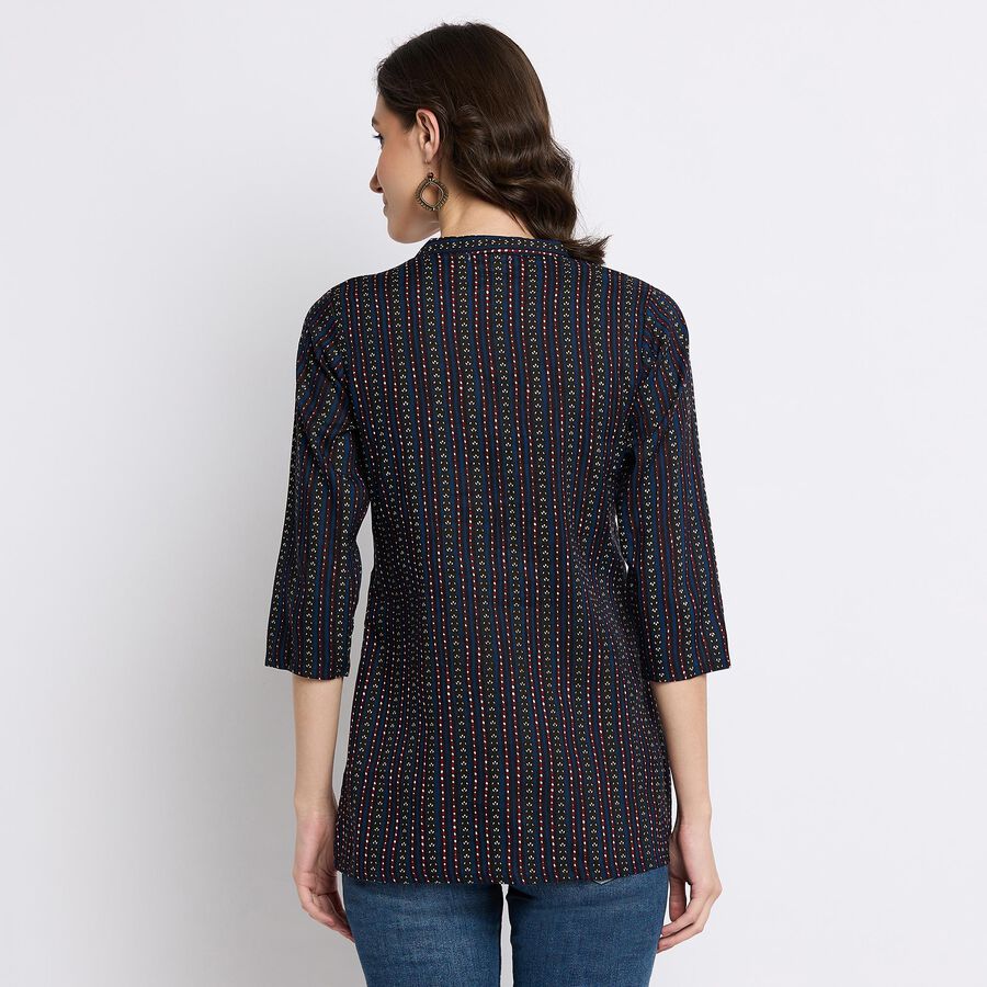 Ladies' Kurta, नेवी ब्लू, large image number null