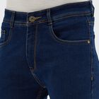 Men's Slim Fit Jeans, Dark Blue, small image number null