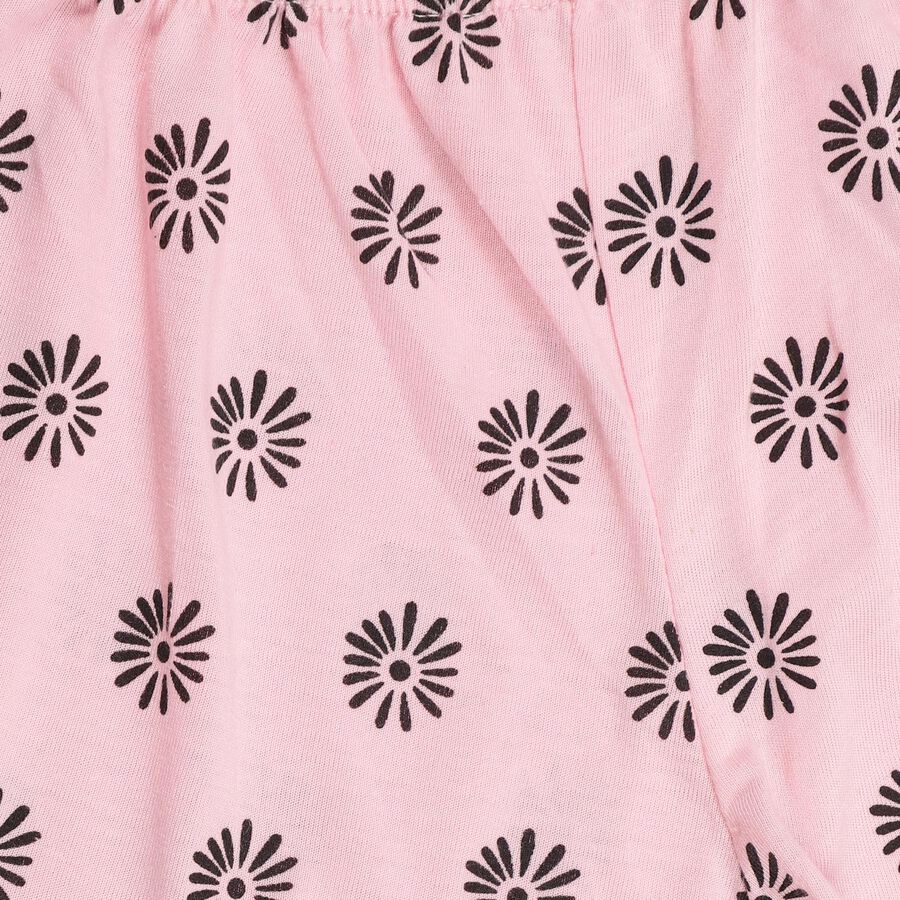 Girls' Light Pink Pull Ups Shorts, गुलाबी, large image number null