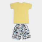 Boys' 100% Cotton Woven Baba Suit , Yellow, small image number null