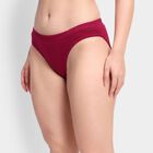 Ladies' 100% Cotton Panty, वाइन, small image number null