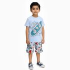 Boys' Woven Baba Suit, हल्का नीला, small image number null