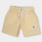 Boys' 100% Cotton Basic Bermuda, Off White, small image number null