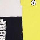 Boys' 100% Cotton Half Sleeves T-Shirt , Yellow, small image number null