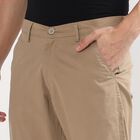 Men's Slim Fit Casual Trousers, Beige, small image number null