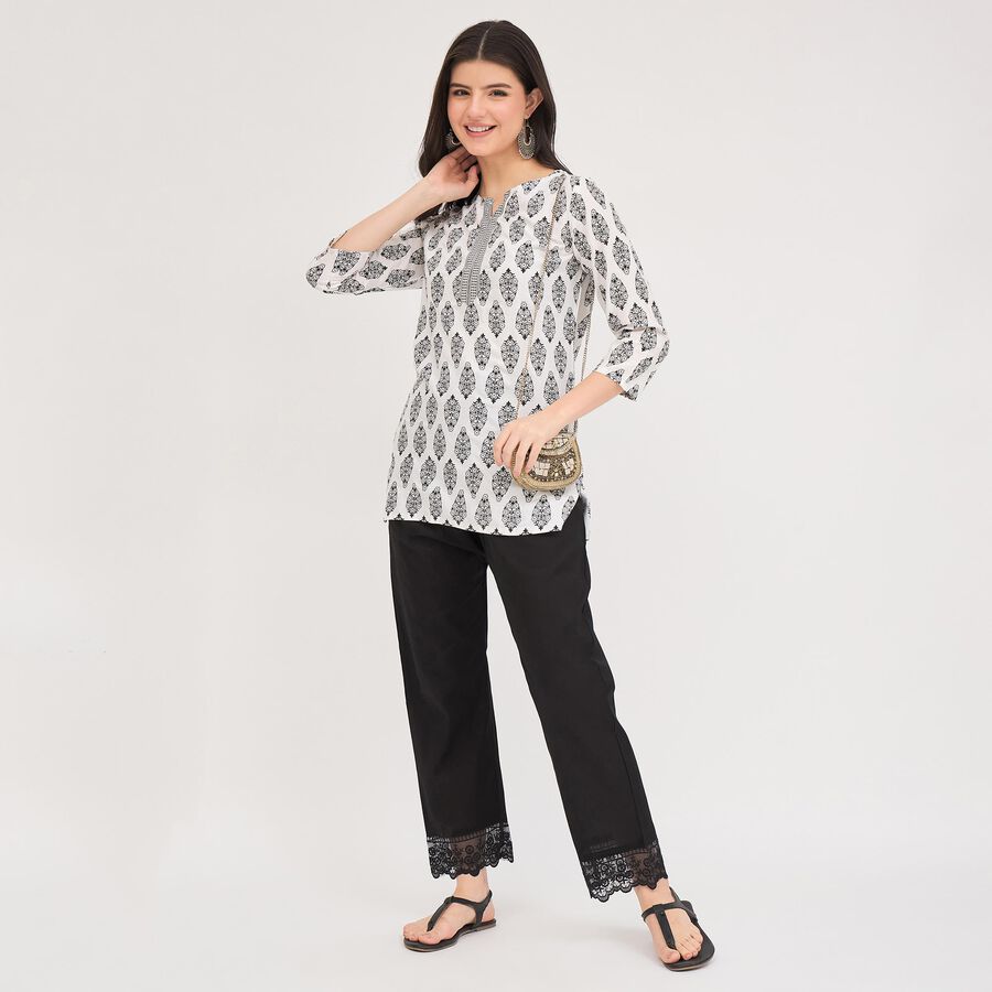 Ladies' Kurti, ऑफ व्हाइट, large image number null