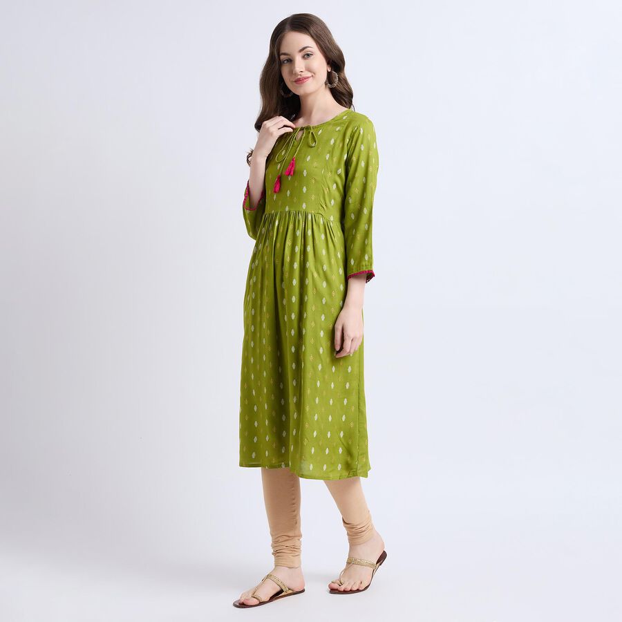Ladies' Kurta , ओलिव, large image number null