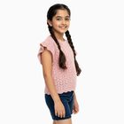 Girls' T-Shirt, गुलाबी, small image number null