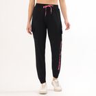 Women's Unknown Regular Fit Track Pants, काला, small
