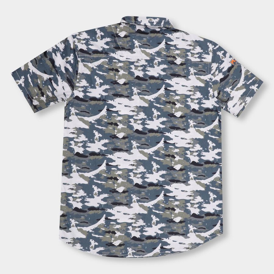 Boys' 100% Cotton Casual Shirt , Light Blue, large image number null