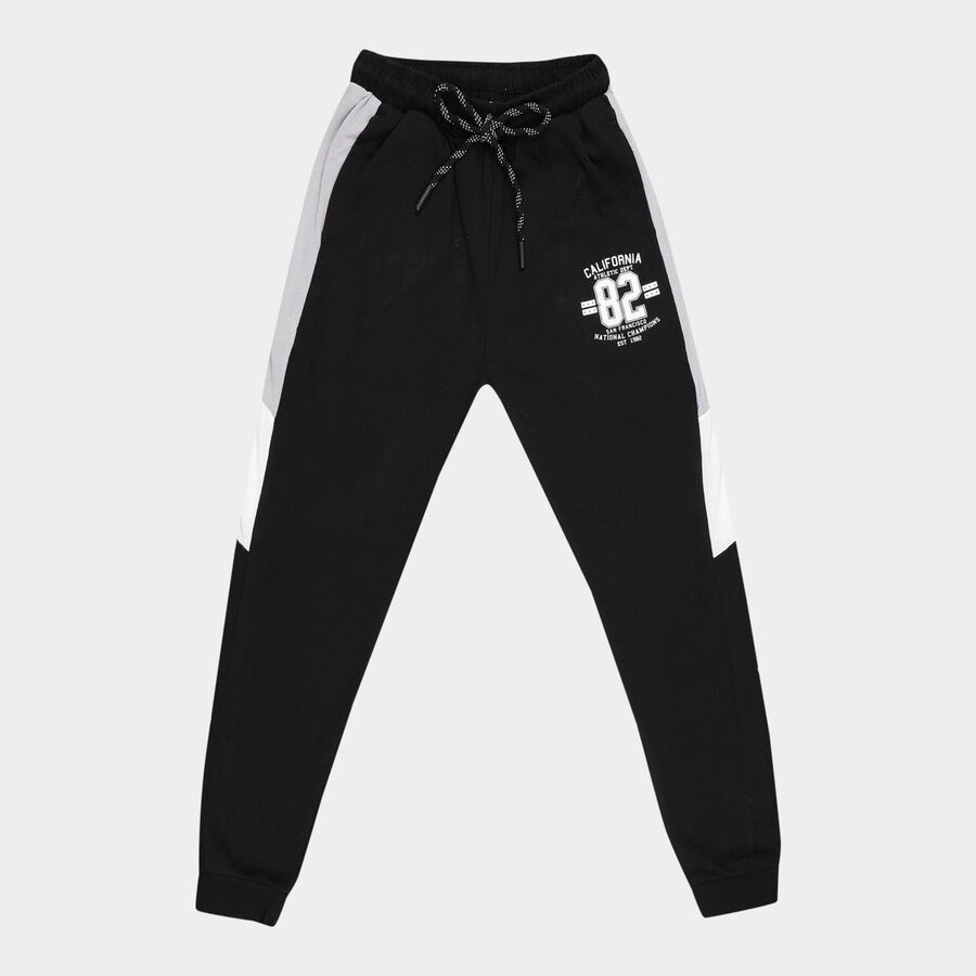 Boys Cut & Sew Pyjama, Black, large image number null