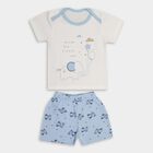 Infants' 100% Cotton Baba Suit, हल्का नीला, small image number null