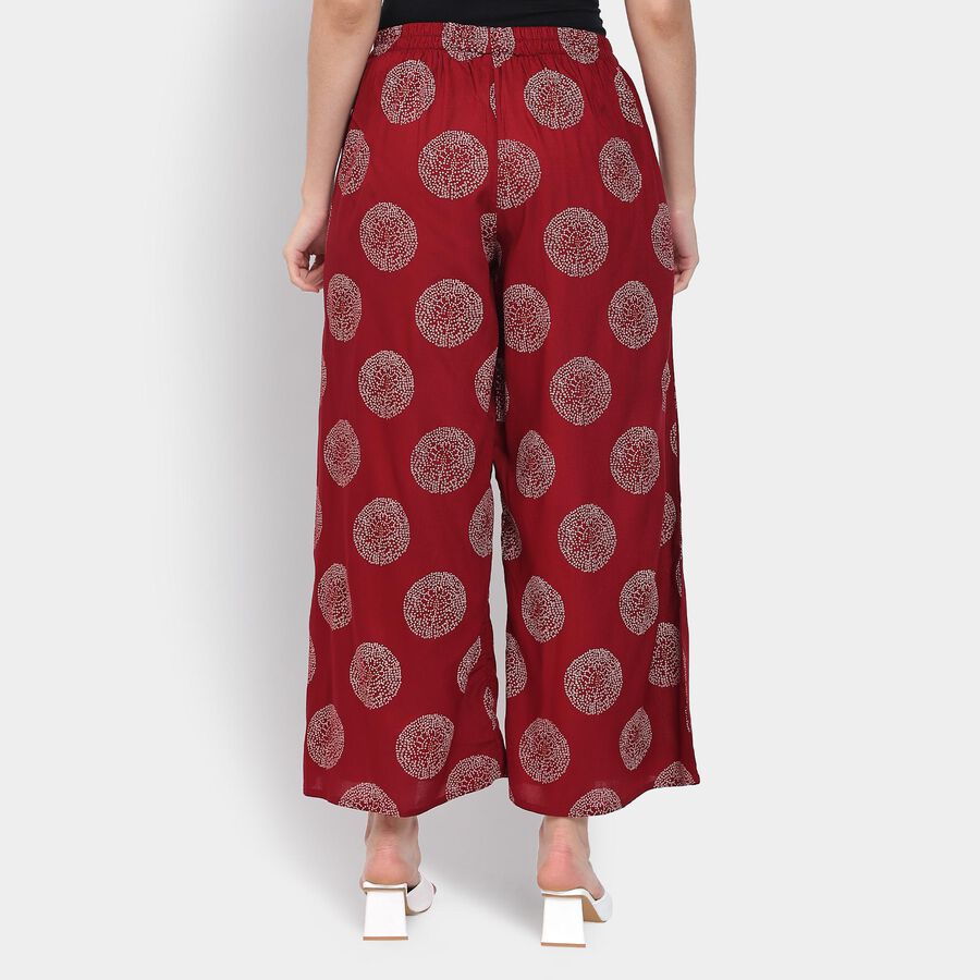 Ladies' Palazzos , मरून, large image number null