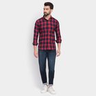 Men's Casual Shirt, Red, small image number null