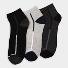 Men's Socks (Pack of 3), मिश्रित हल्का ग्रे, small image number null