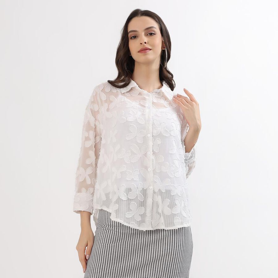 Ladies' Shirt, White, large