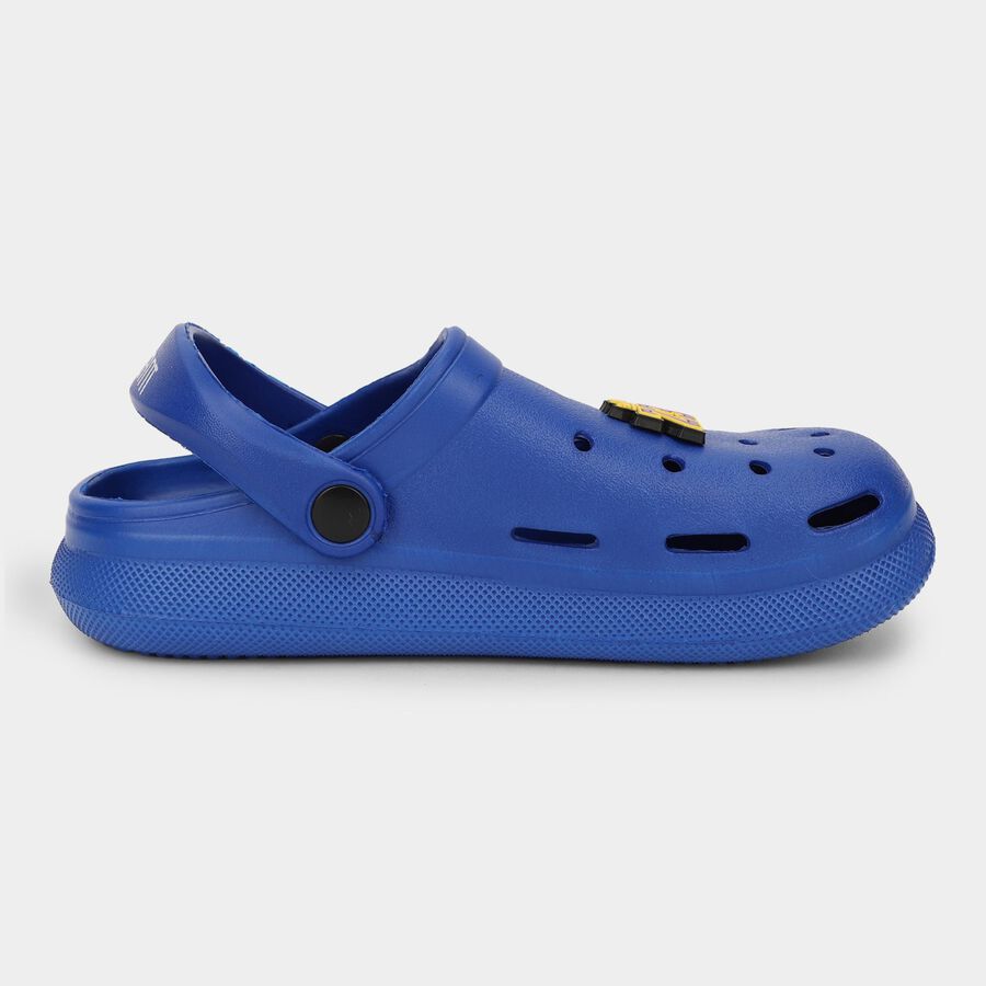 Boys Bright Royal Blue Adjustable Strap Casual Sandals, Blue, large image number null