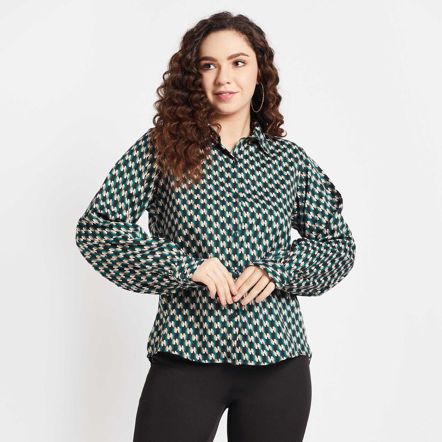 All Over Print Shirt, Dark Green, large image number null