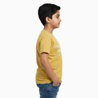 Boys' Half Sleeves T-Shirt, मस्टर्ड, small image number null