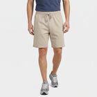 Men's Light Grey Regular Fit Athletic Bermuda Shorts, Light Grey, small