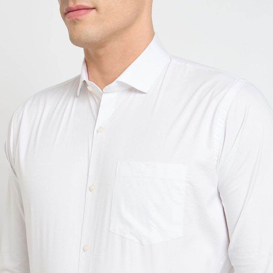 Men's Formal Shirt, सफ़ेद, large image number null