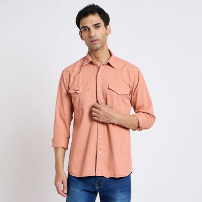 Men's 100% Cotton Casual Shirt
