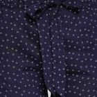 Printed Flared Capri, Navy Blue, small image number null