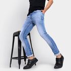 Men's Skinny Jeans , Light Blue, small image number null