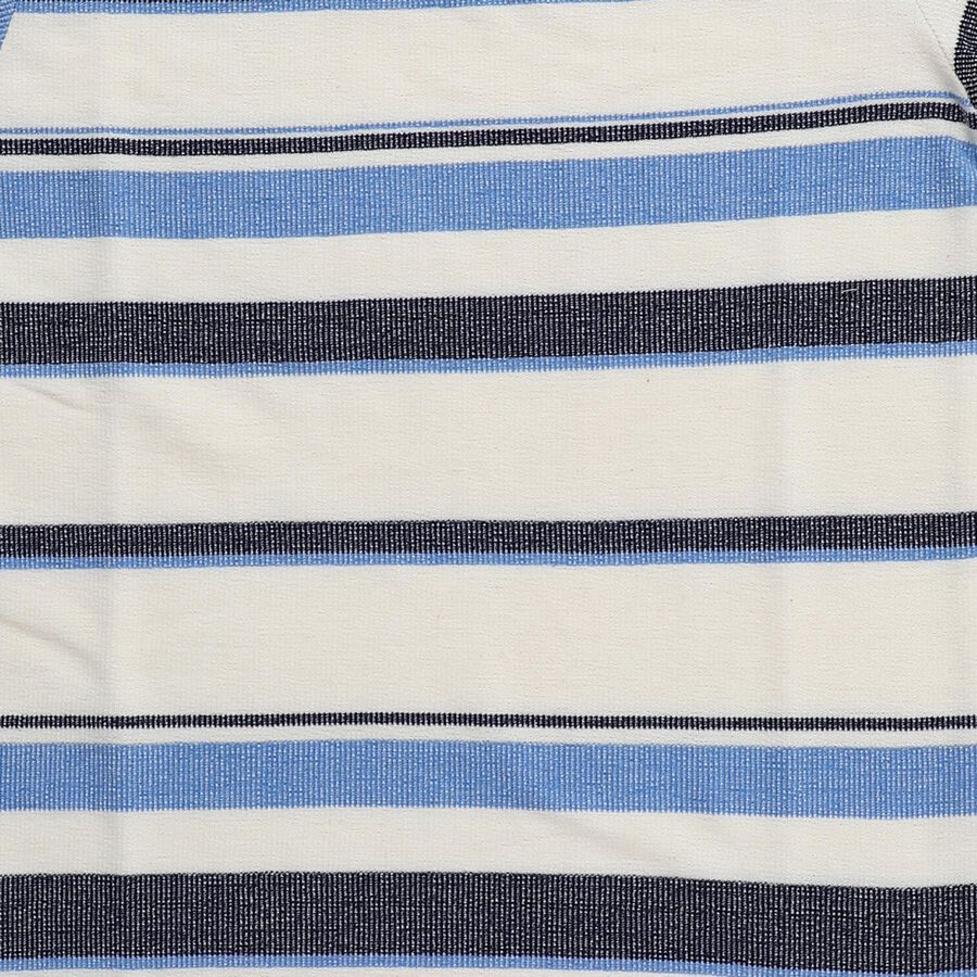 Boys' Light Blue Round Neck Graphic Printed T-Shirt, हल्का नीला, large