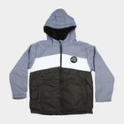 Boys Light Blue Hooded Puffer Jacket, Light Blue, small