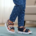 Boys' Sandal, Navy Blue, small