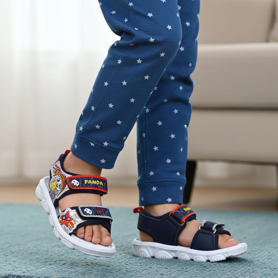 Boys' Sandal, Navy Blue, large