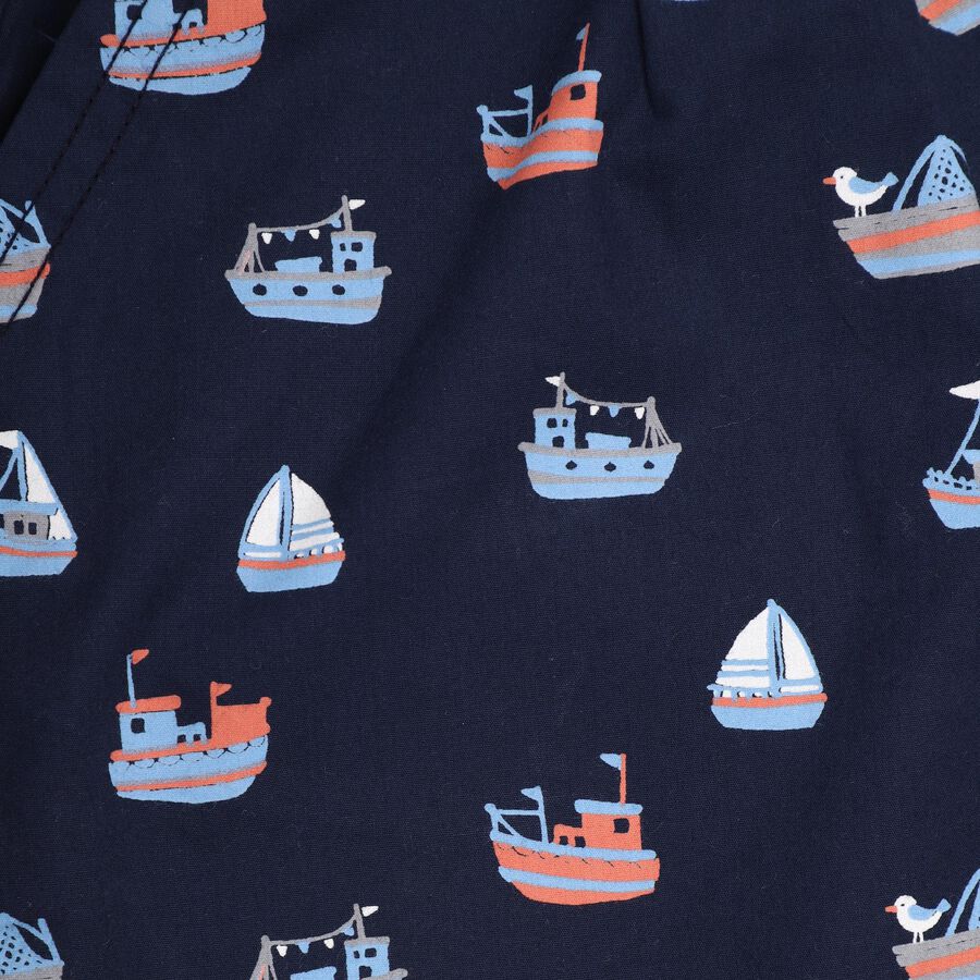 Boys' 100% Cotton Jamaicans , नेवी ब्लू, large image number null