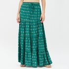 Ladies' Lehenga Skirt, Dark Green, small image number null