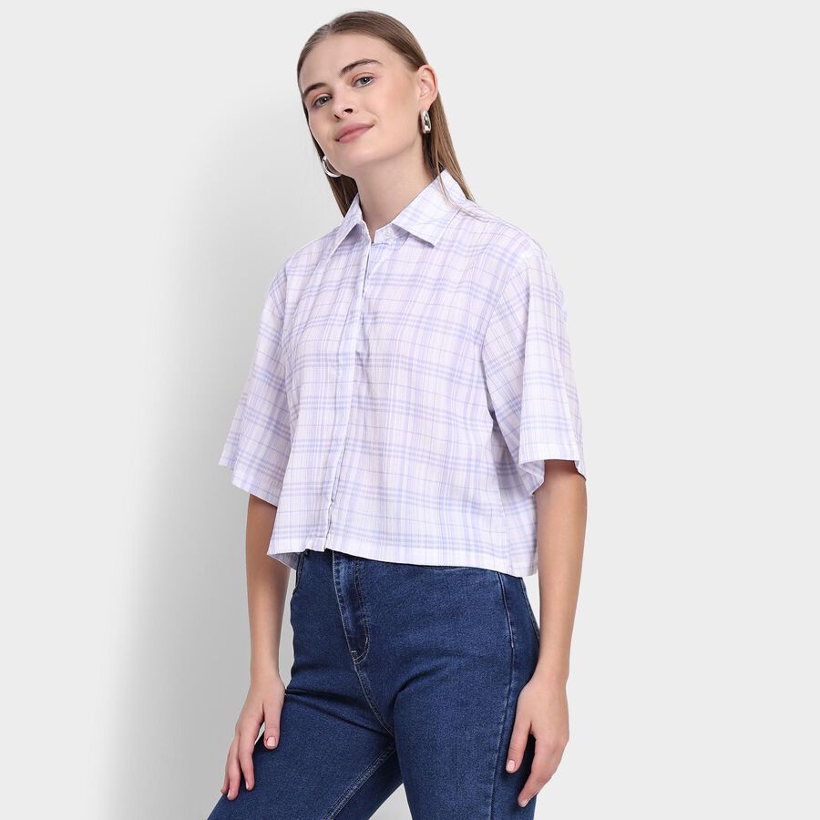 Ladies' Shirt , बैंगनी, large image number null