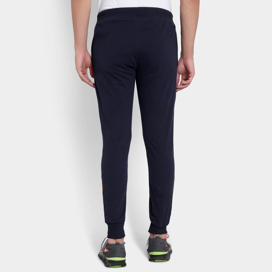 Solid Track Pants, Navy Blue, large image number null