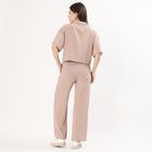 Women's Beige Solid Co-ord Set, Beige, small