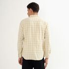 Men's Light Green Cotton Regular Collar Casual Shirt, Light Green, small image number null