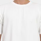 Men's Round Neck Half Sleeves T-Shirt, White, small image number null
